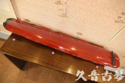 山东省●久音古琴  ●典藏系列 20230605 [红洒金蕉叶]（升级必选）